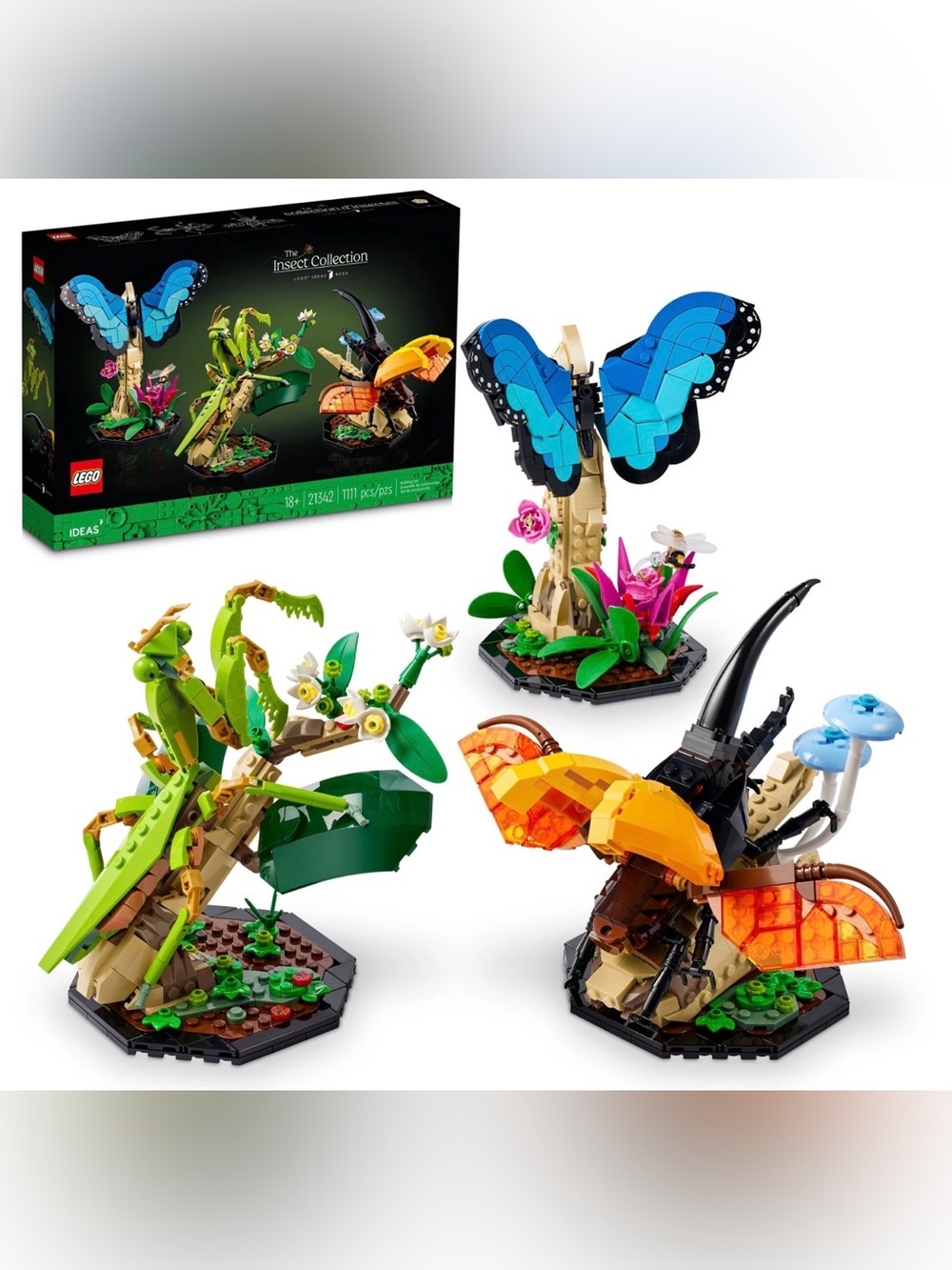 LEGO 21342 Insect Collection Ideas Butterfly Mantis Beetle Factory Sealed NEW